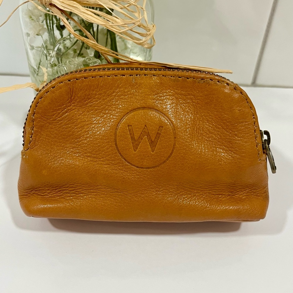 Wanderers Travel Co. Manhattan Card Wallet Camel brown Pebble Leather